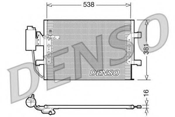 DENSO DCN17025 Конденсатор, кондиціонер