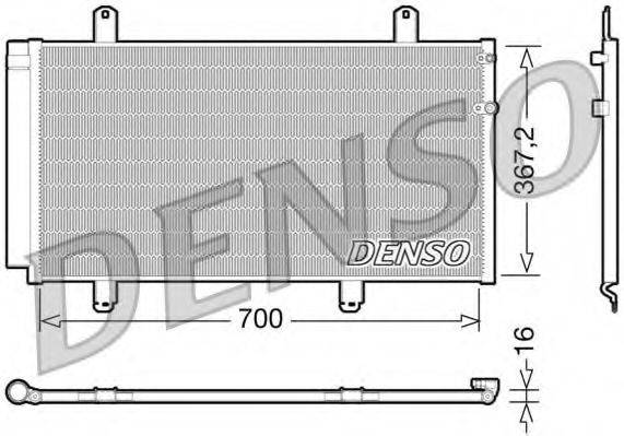 DENSO DCN51004 Конденсатор, кондиціонер