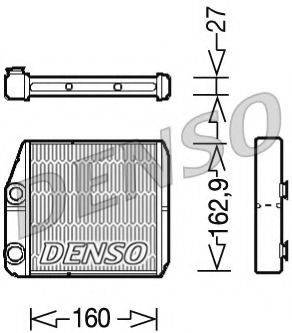 FIAT 77364283 Теплообмінник, опалення салону