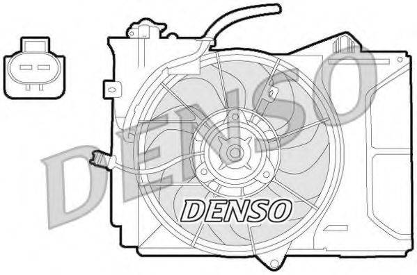 TOYOTA 1636123040 Вентилятор, охолодження двигуна