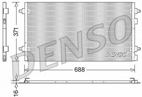 DENSO DCN13004 Конденсатор, кондиціонер