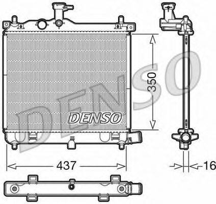 DENSO DRM41009 Радіатор, охолодження двигуна