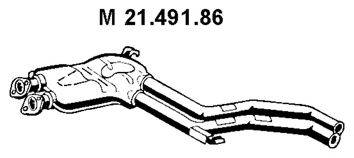 BMW 18121728623 Середній глушник вихлопних газів