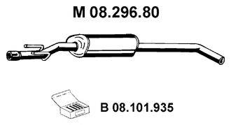 EBERSPACHER 0829680 Середній глушник вихлопних газів