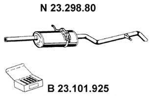 MERCEDES-BENZ 1684901719 Каталізатор