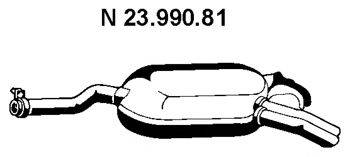 MERCEDES-BENZ 1244910800 Глушник вихлопних газів кінцевий