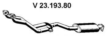 MERCEDES-BENZ 202 490 40 19 Передглушувач вихлопних газів