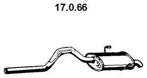EBERSPACHER 17066 Глушник вихлопних газів кінцевий