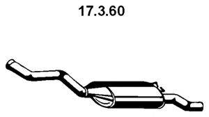 RENAULT 7700800565 Глушник вихлопних газів кінцевий