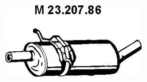 EBERSPACHER 2320786 Середній глушник вихлопних газів