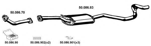 EBERSPACHER 502046 Система випуску ОГ