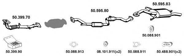 EBERSPACHER 502003 Система випуску ОГ