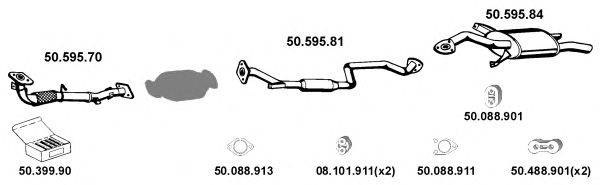 EBERSPACHER 502001 Система випуску ОГ