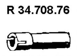 WALKER 17466 Труба вихлопного газу