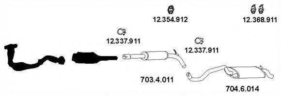 EBERSPACHER AP1134 Система випуску ОГ