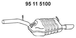 AUDI 8E0253609AS Глушник вихлопних газів кінцевий