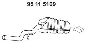 AUDI 8E0253609CM Глушник вихлопних газів кінцевий