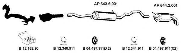 EBERSPACHER AP2166 Система випуску ОГ