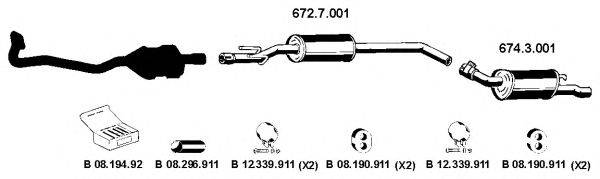 EBERSPACHER AP2183 Система випуску ОГ