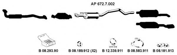 EBERSPACHER AP2202 Система випуску ОГ