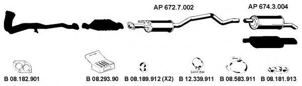 EBERSPACHER AP2204 Система випуску ОГ