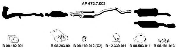 EBERSPACHER AP2207 Система випуску ОГ