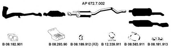 EBERSPACHER AP2213 Система випуску ОГ