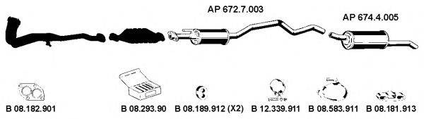 EBERSPACHER AP2214 Система випуску ОГ