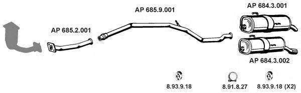 EBERSPACHER AP2475 Система випуску ОГ