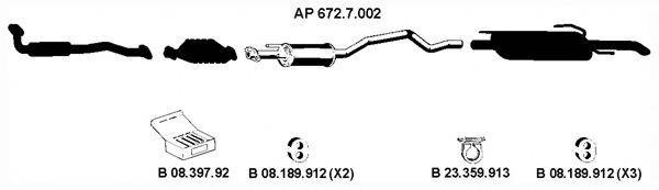 EBERSPACHER AP2236 Система випуску ОГ