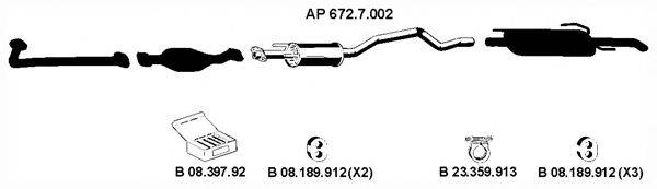 EBERSPACHER AP2247 Система випуску ОГ