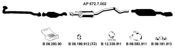 EBERSPACHER AP2248 Система випуску ОГ