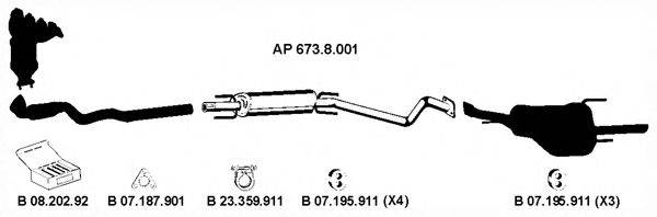 EBERSPACHER AP2299 Система випуску ОГ