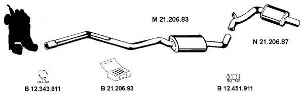 EBERSPACHER 212008 Система випуску ОГ