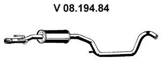 OPEL 5852817 Середній глушник вихлопних газів