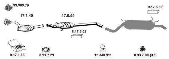 EBERSPACHER 132312 Система випуску ОГ