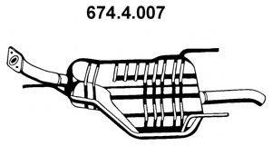 EBERSPACHER 6744007 Глушник вихлопних газів кінцевий