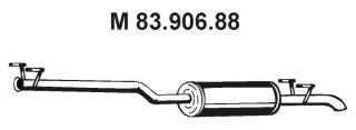 MERCEDES-BENZ 906.490.3901 Середній глушник вихлопних газів