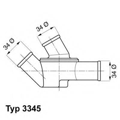 WAHLER 334579 Термостат, охолоджуюча рідина