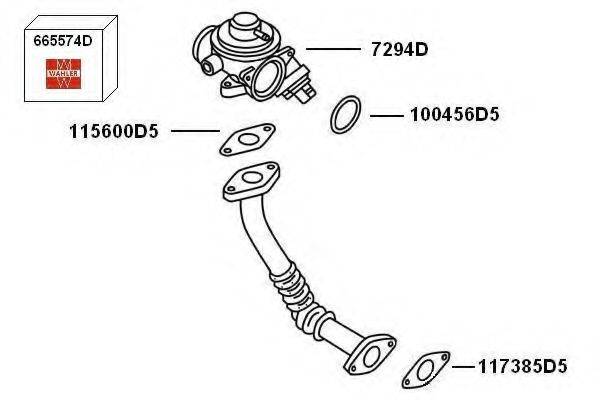 WAHLER 7900428 Рециркуляція ОГ