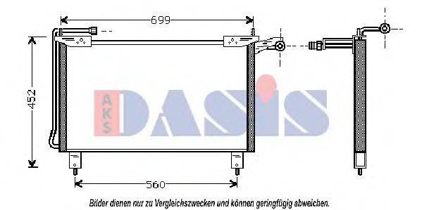 AKS DASIS 022090N Конденсатор, кондиціонер