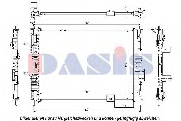 NISSAN 21400JD20D Радіатор, охолодження двигуна