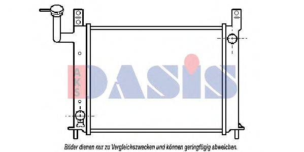 AKS DASIS 071250N Радіатор, охолодження двигуна