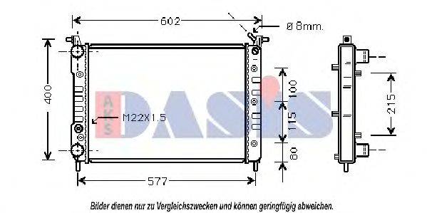 ALFAROME/FIAT/LANCI 46440541 Радіатор, охолодження двигуна