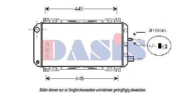 FORD 85FB8005CB Радіатор, охолодження двигуна