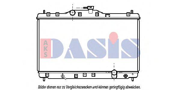 AKS DASIS 100940N Радіатор, охолодження двигуна