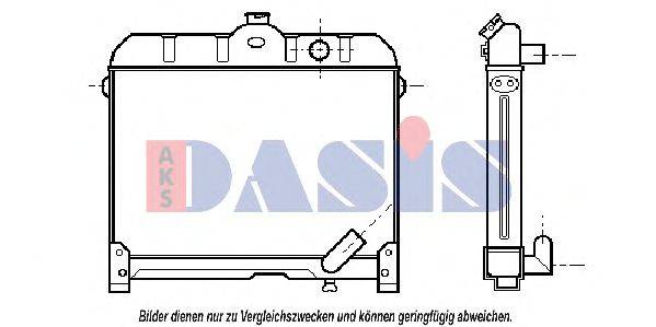 AKS DASIS 130950T Радіатор, охолодження двигуна