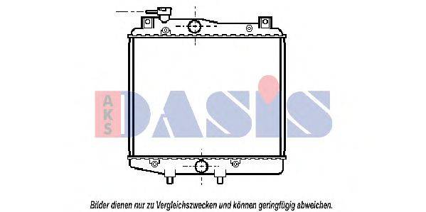 AKS DASIS 360060N Радіатор, охолодження двигуна