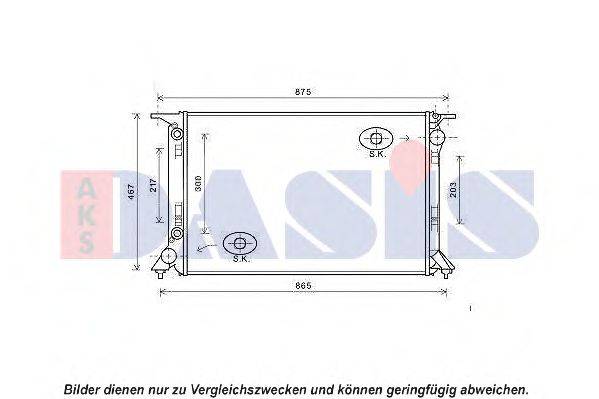 VAG 8K0121251AB Радіатор, охолодження двигуна