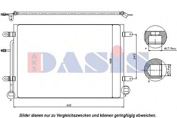 VAG 8E0260401K Конденсатор, кондиціонер